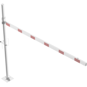 Height restriction barrier | cross tube length: 3500 mm | for padlock | to be fixed by plugs